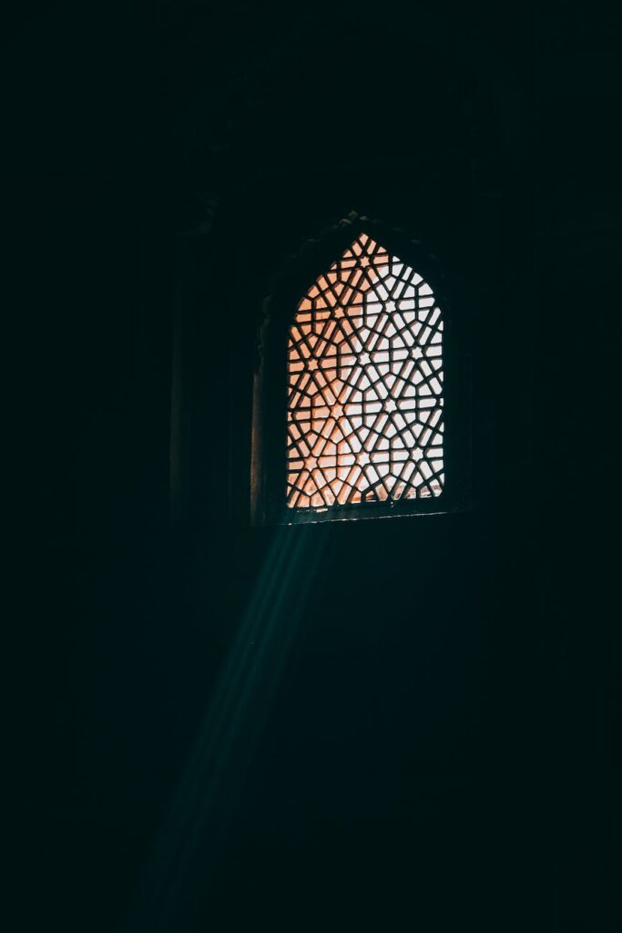 photo of islamic window